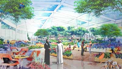 Hamdan Bin Rashid approves cave and glass house project in Quran Park