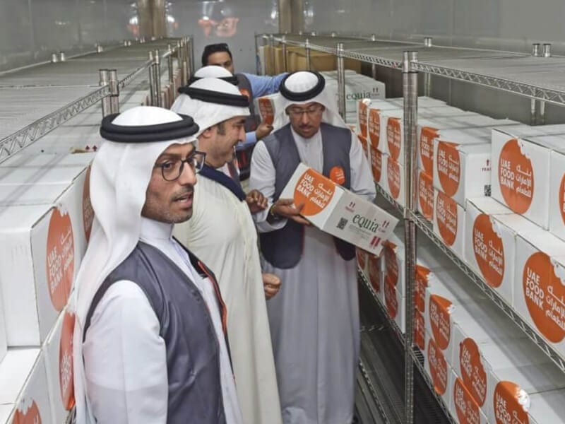 uae food bank messages