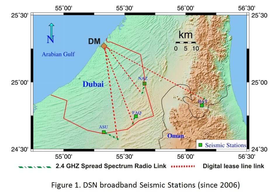Installation of Dubai Seismic Network figure 1 Installation of Dubai Seismic Network figure 1