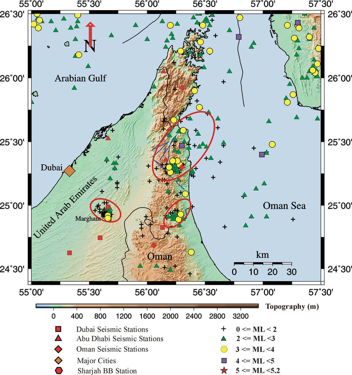 Dubai Seismic Network - شبكة دبي للزلازل