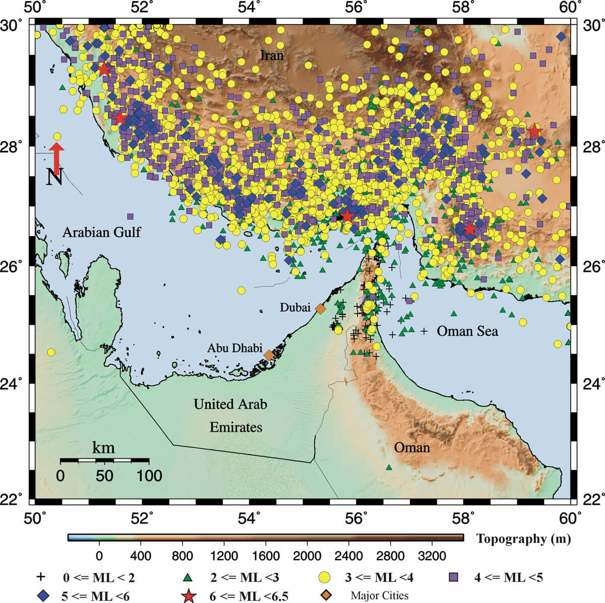 Dubai Seismic Network - شبكة دبي للزلازل