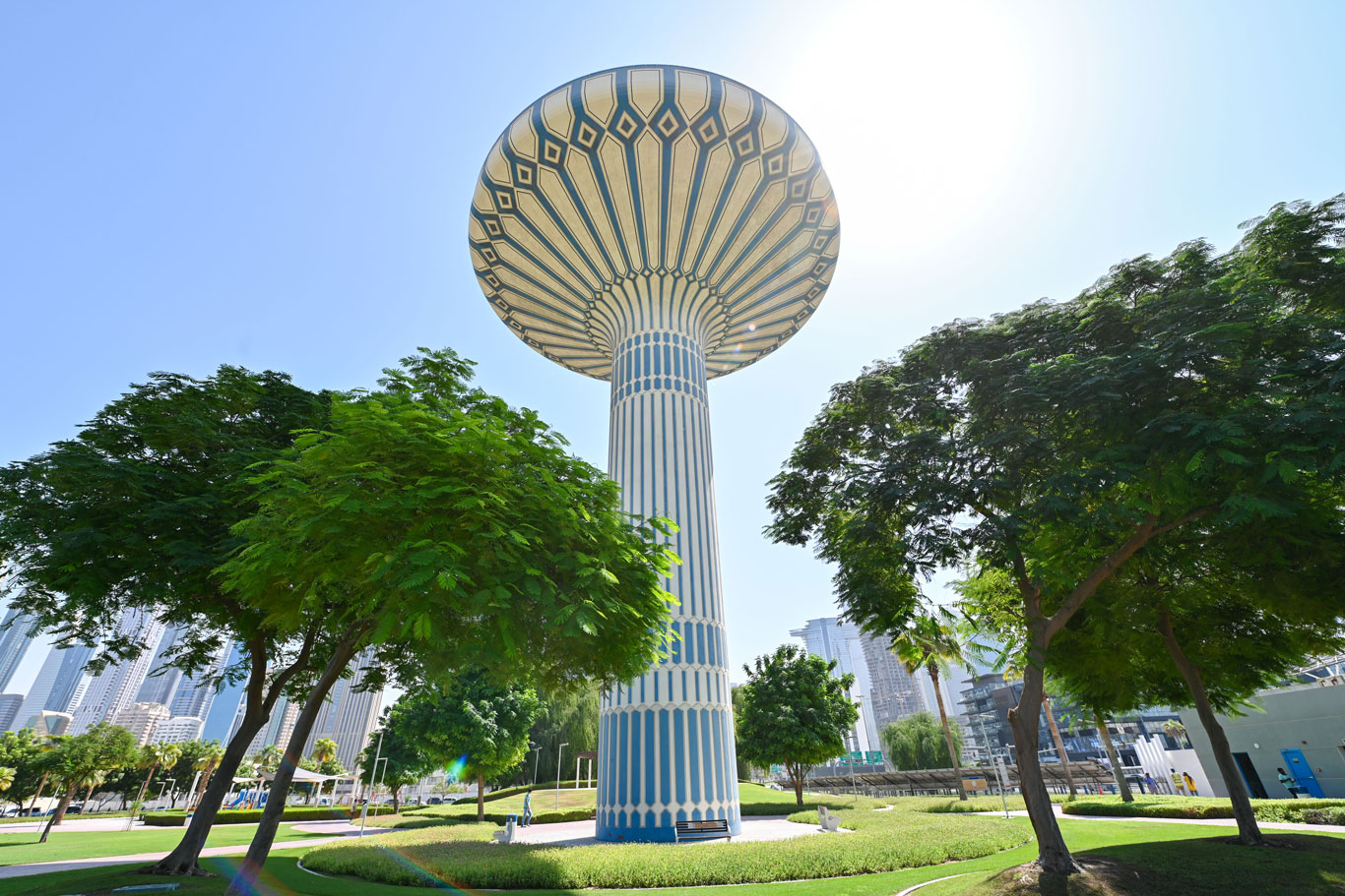 The reservoir of Al Khazzan Park 1